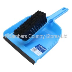 HBC Dustpan & Brush Set Soft / Blue